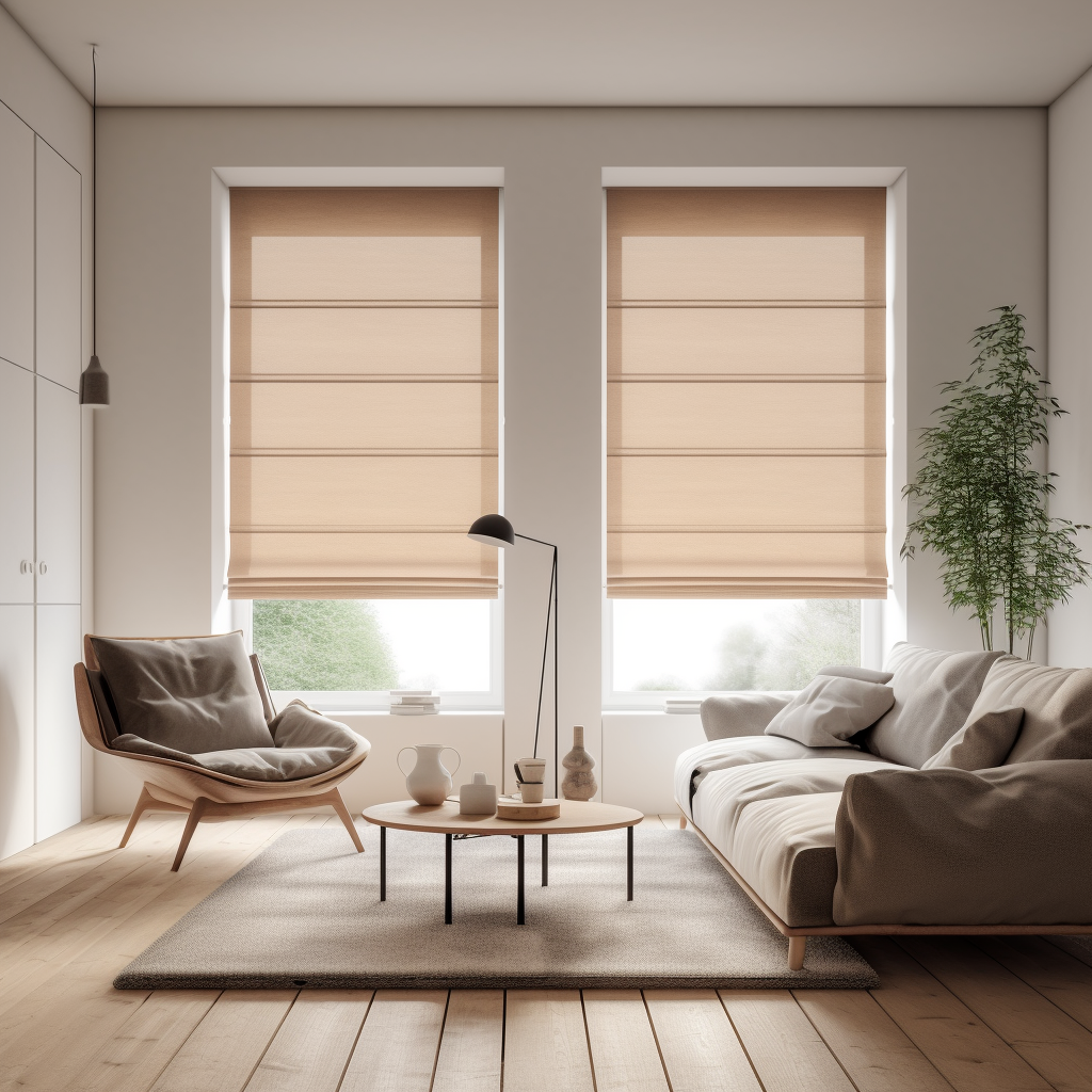 Moondust vouwgordijn transparant beige woonkamer raam maatwerk gordijnen op maat moderne raamdecoratie