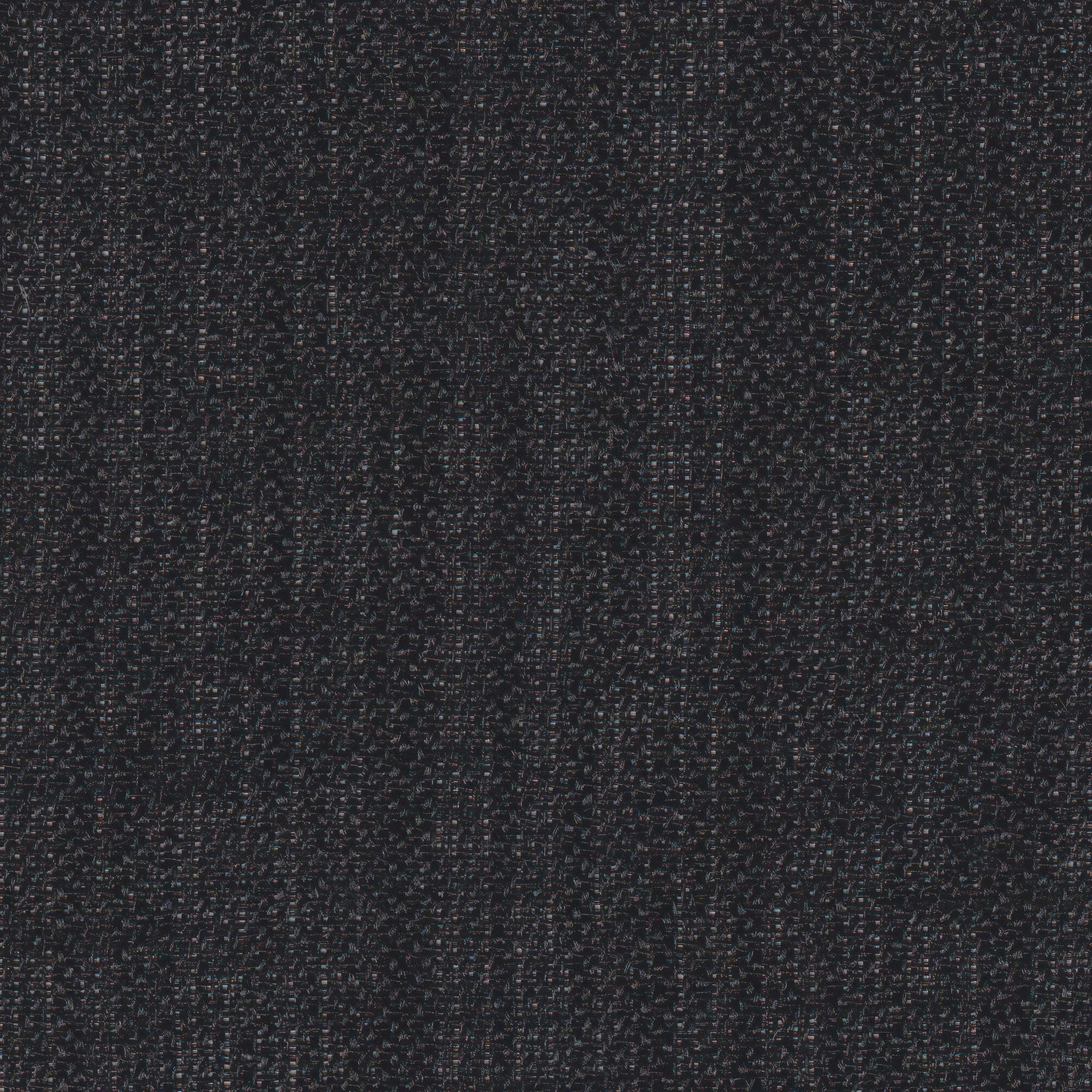 Moondust vouwgordijn zwart transparant stof textuur close-up maatwerk raamdecoratie modern interieur